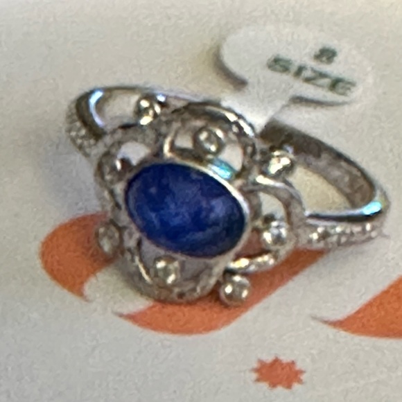 Bomb Party Ring RBP2850 "Follow Your Dreams”Genuine Quartz on Rhodium sz 8 - Picture 3 of 5